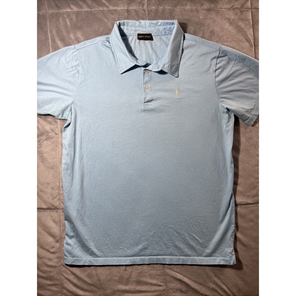 Marco Polo Blue Polo Shirt Men's XL Casual Classic‎ Fit